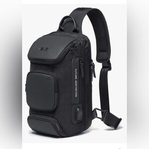 BANGE Future Aesthetics  Men's Sling Bag, Waterproof Crossbody Backpack,‎